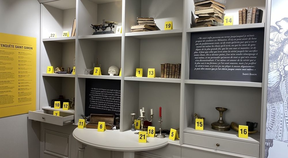 Intérieur de la maison Saint-Simon à La Ferté-Vidame dans le Perche