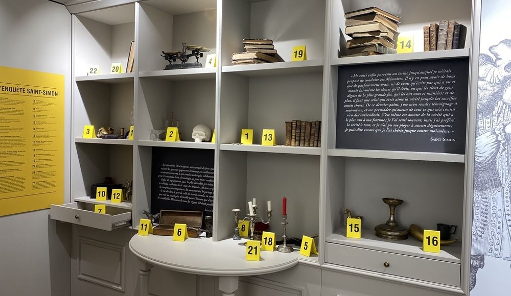 Intérieur de la maison Saint-Simon à La Ferté-Vidame dans le Perche