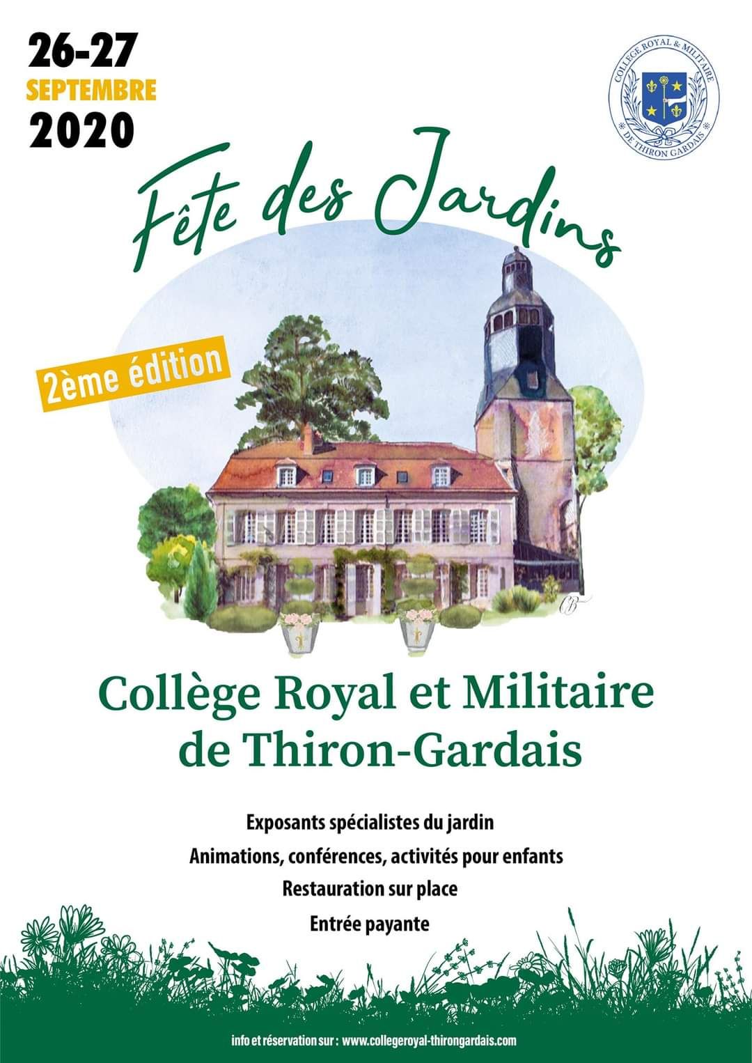 Affiche de la Fête des Jardins