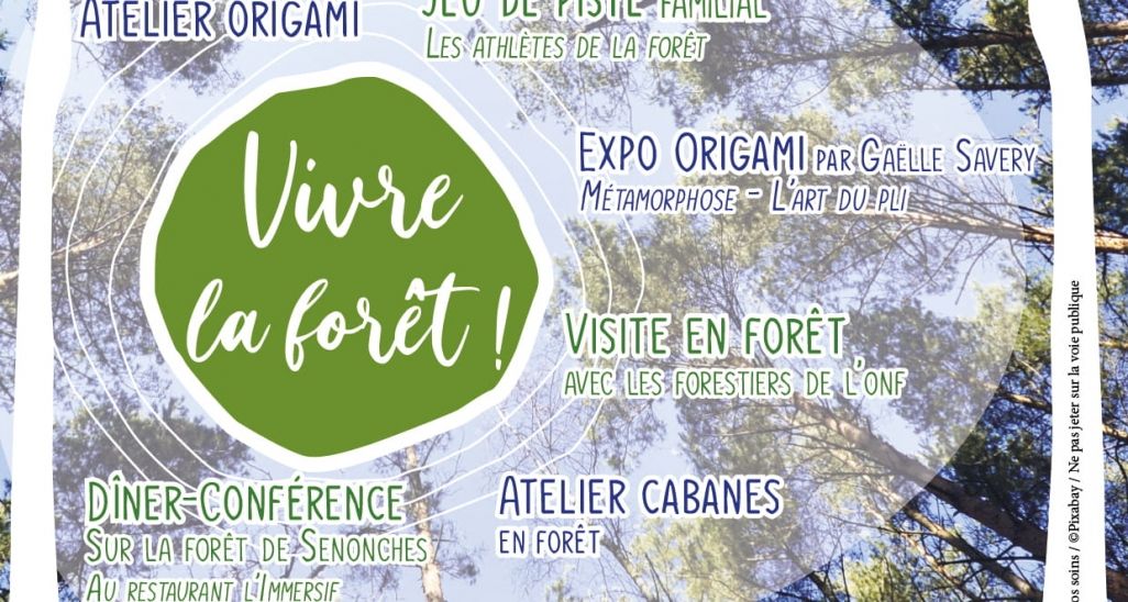 Affiche Journées Internationales des Forêts à Senonches