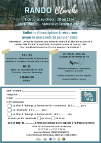 Bulletin d'inscirption