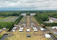 Vue aérienne du parc du château de La Ferté-Vidame
