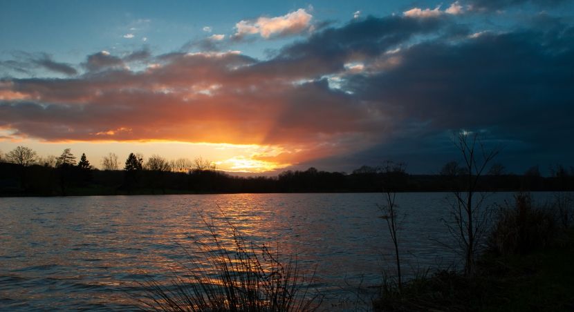 Vue sur l'étang de Thiron-Gardais dans le Perche