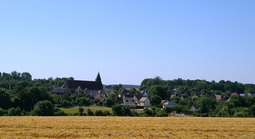 Vue dégagée de la commune de Boissy-lès-Perche
