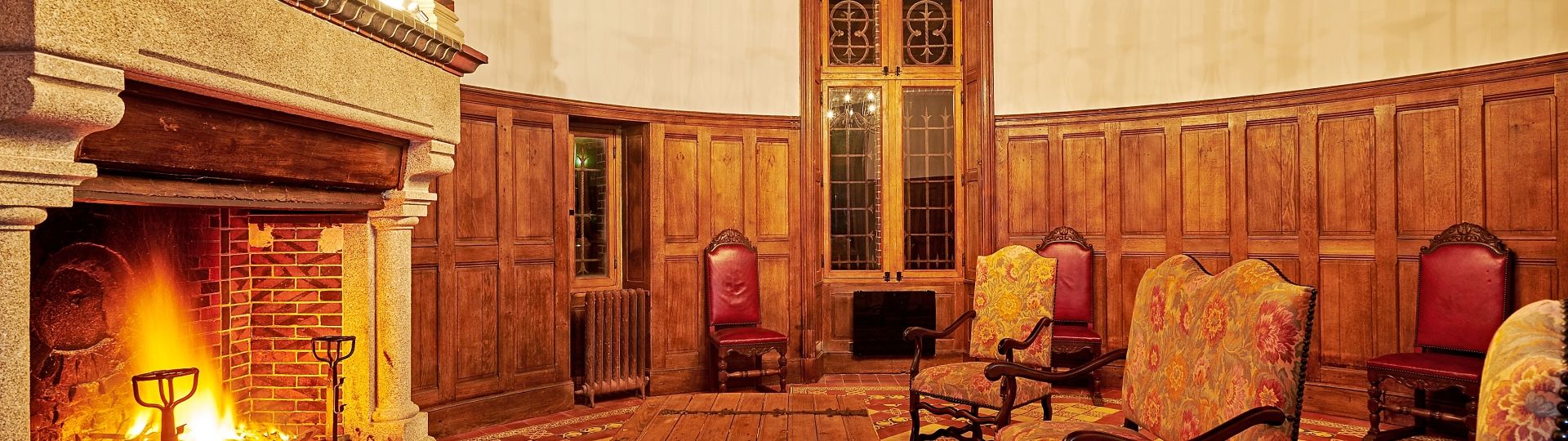 Intérieur du manoir de la Tour d'Aligre à Champrond-en-Gâtine dans le Perche