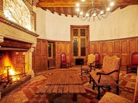 Intérieur du manoir de la Tour d'Aligre à Champrond-en-Gâtine dans le Perche