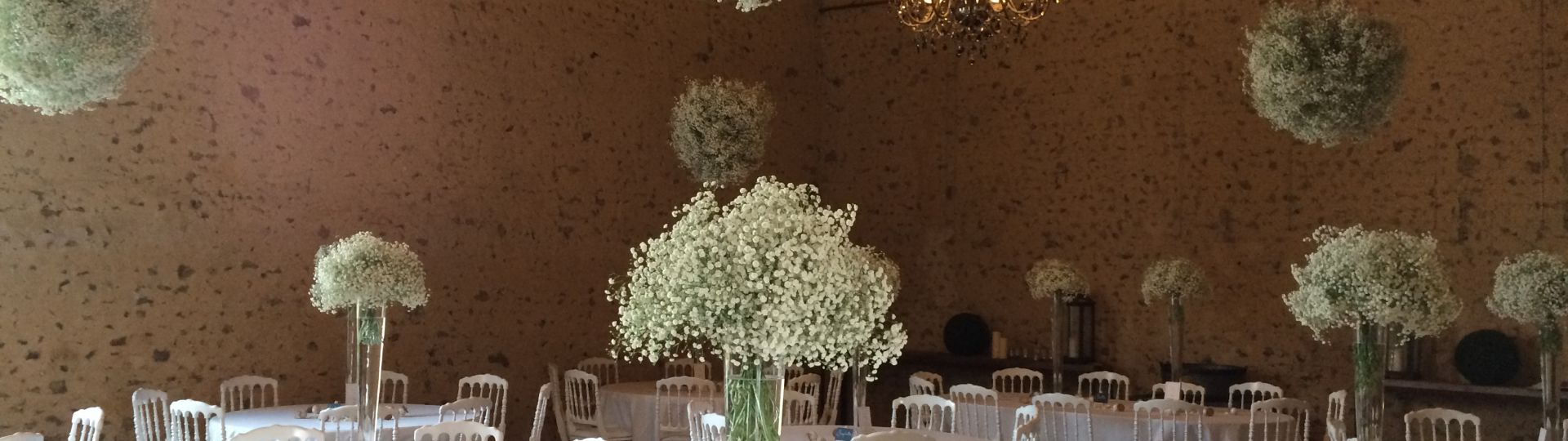 Salle de réception au domaine des Evis dans le Perche