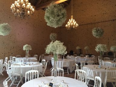 Salle de réception au domaine des Evis dans le Perche