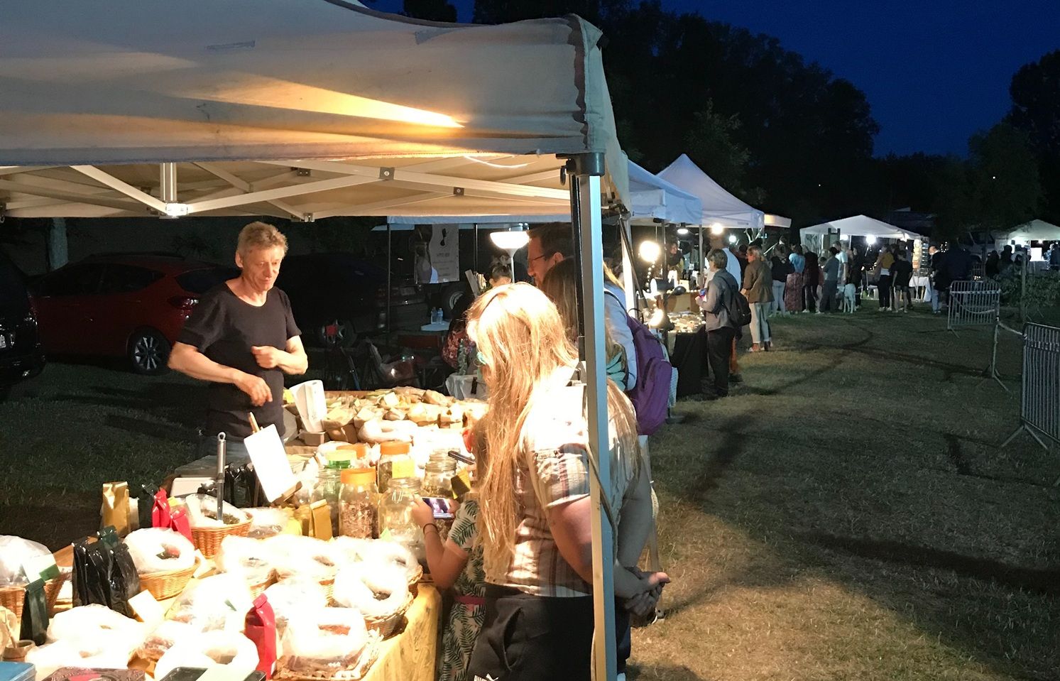 Photo du marché nocturne de Senonches
